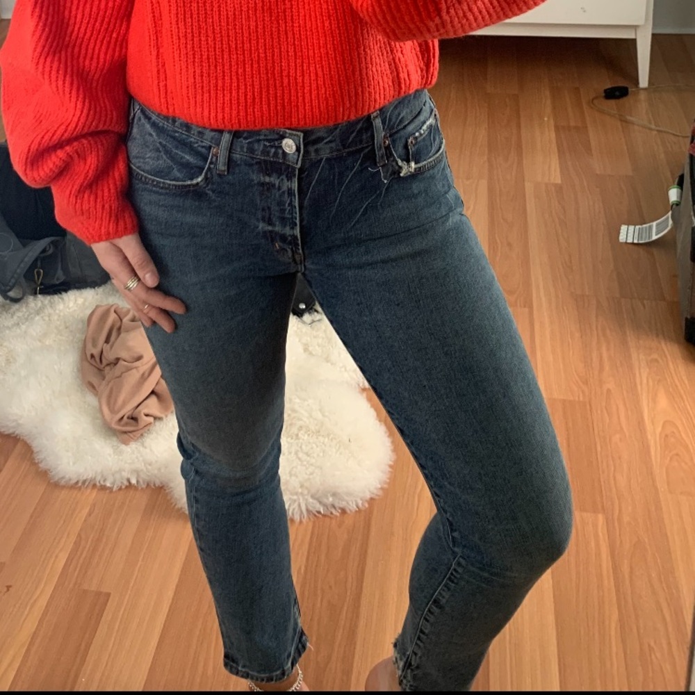 NEW AGOLDE Toni High-Rise Slim Jeans (28)